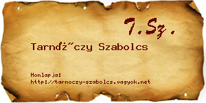 Tarnóczy Szabolcs névjegykártya