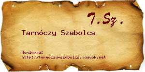 Tarnóczy Szabolcs névjegykártya